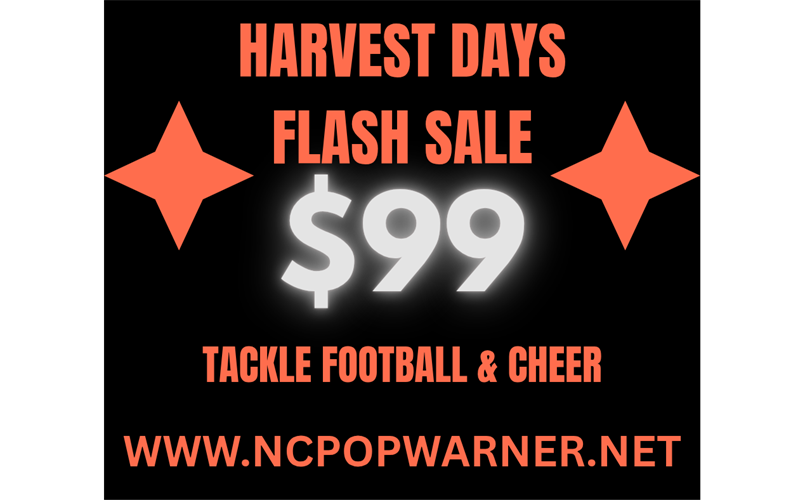 Harvest Days Flash Sale!